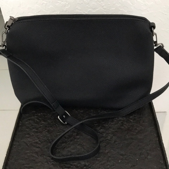 Handbags - Black Rubber Crossbody